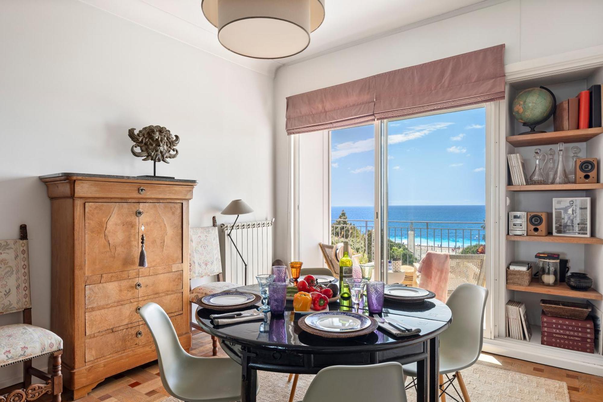 Unique Sea View Apartment, Center, 100M2 Nicea Zewnętrze zdjęcie